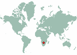 Maun Airport in world map